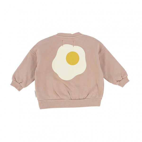 Piupiuchick The Breakfast Club Egg Sweatshirt 3 hot yr NEW Tan Pullover Crew i3