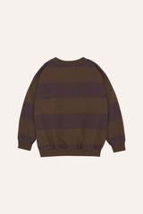 THE CAMPAMENTO BROWN STRIPE SWEATSHIRT