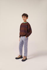 THE CAMPAMENTO BROWN STRIPE SWEATSHIRT