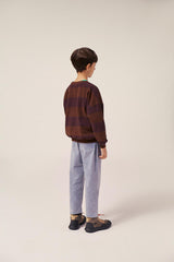 THE CAMPAMENTO BROWN STRIPE SWEATSHIRT