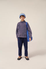 THE CAMPAMENTO BLUE HIGH NECK SWEATSHIRT