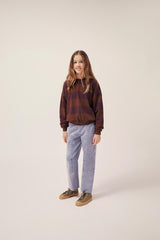 THE CAMPAMENTO BROWN STRIPE SWEATSHIRT