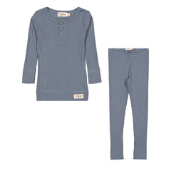 Marmar Stormy Blue Henley Set