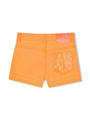 Billieblush Orange Colored Denim Shorts