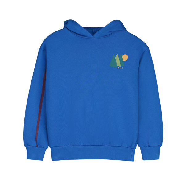 BONMOT FRESH BLUE SLEEVE STRIPE HOODIE