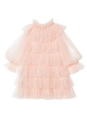 TUTU DU MONDE BLUSH LUMINOUS TULLE DRESS