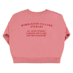 PIUPIUCHICK PINK HOUSE SWEATSHIRT