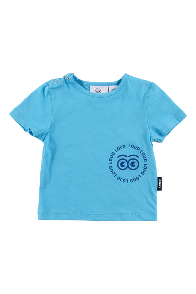 Loud Apparel Cyan Blue Friends T-Shirt