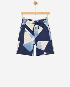 YELL-OH ALLOVER ABSTRACT SHORTS