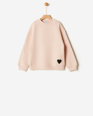 YELL-OH PEACH BLUSH SWEATER