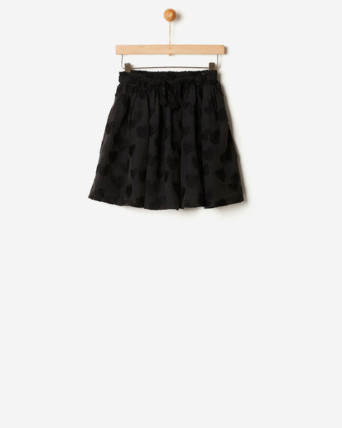 YELL-OH BLACK HEART SKIRT