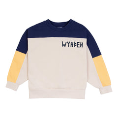 WYNKEN NAVY/ PALE EGG SAIL SWEATSHIRT