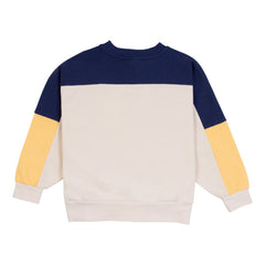 WYNKEN NAVY/ PALE EGG SAIL SWEATSHIRT