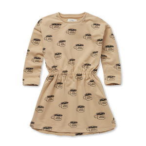SPROET AND SPROUT NUGGET SCHOKO SKATER PRINT DRESS