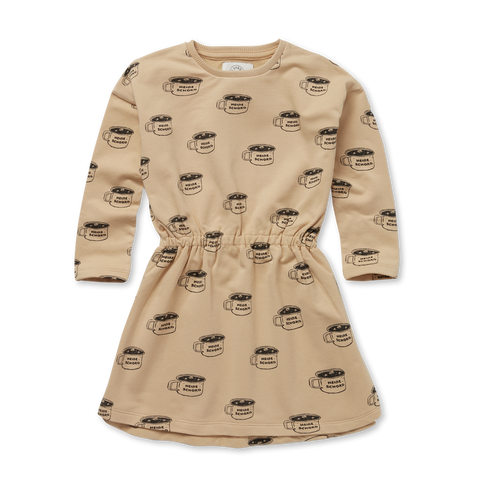 SPROET AND SPROUT NUGGET SCHOKO SKATER PRINT DRESS