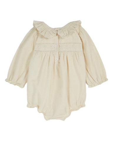 EMILE & IDA CREAM ROMPER