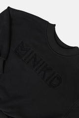 Minikid Black Logo Sweatshirt