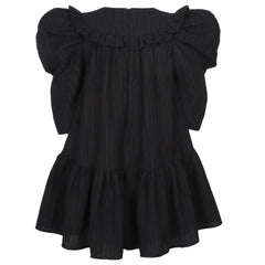 JESSIE AND JAMES BLACK TEXTURE BETSY DRESS