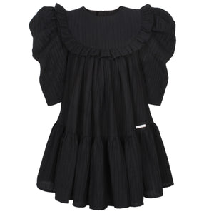 JESSIE AND JAMES BLACK TEXTURE BETSY DRESS