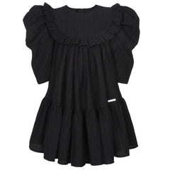 JESSIE AND JAMES BLACK TEXTURE BETSY DRESS