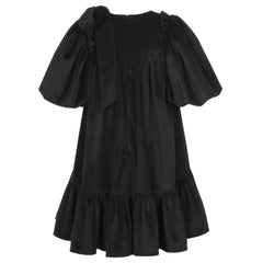 Jessie And James Black Cord Catch Me Bow Dress