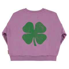 PIUPIUCHICK "LUCKY LUKE" MAUVE SWEATSHIRT