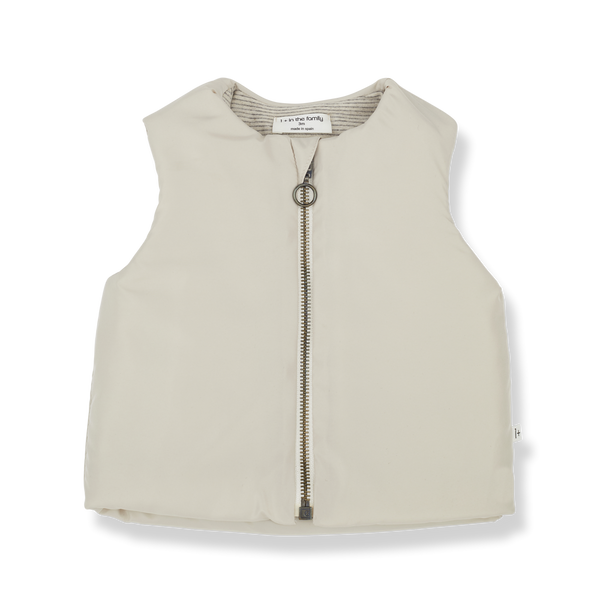 1 + IN THE FAMILY GAEL OATMEAL PADDED VEST