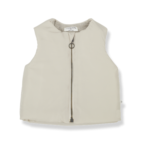 1 + IN THE FAMILY GAEL OATMEAL PADDED VEST