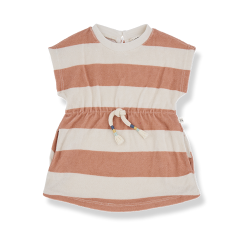 1 + In The Family Coral Ilaria Terry Dress