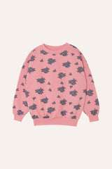 THE CAMPAMENTO PINK FLOWERS SWEATSHIRT