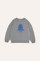 THE CAMPAMENTO GREY BLUE HAT SWEATSHIRT