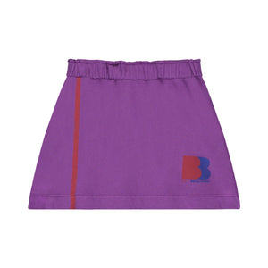 BONMOT MAGENTA SIDE STRIPE MINI SKIRT