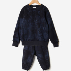 YELL-OH BATIK BLUE DENIM SWEAT SET