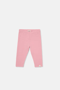 MY LITTLE COZMO SIMON DIAMOND QUILTED PINK LEGGING SET