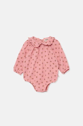 MY LITTLE COZMO LUCIA LIBERTY PINK ROMPER