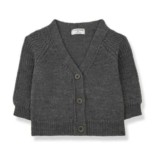 1 + IN THE FAMILY MARC  ANTHRACITE CARDIGAN