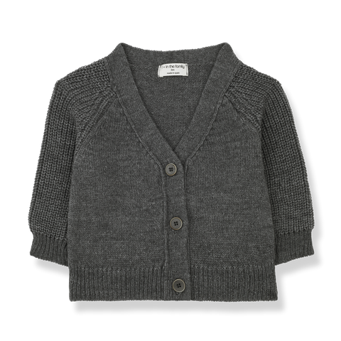 1 + IN THE FAMILY MARC  ANTHRACITE CARDIGAN