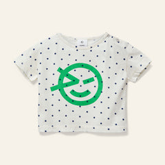 Wynken Ecru/Fresh Green Mini Wynken T-Shirt