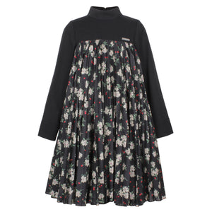 JESSIE AND JAMES CHERRY BLOSSOM PLEATS DRESS