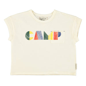 Piupiuchick Ecru Camp Print T-Shirt