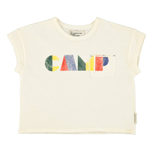 Piupiuchick Ecru Camp Print T-Shirt