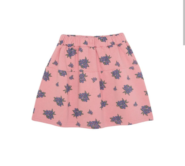 THE CAMPAMENTO PINK FLOWER SKIRT