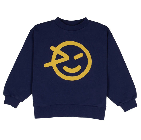 WYNKEN RICH NAVY/ YELLOW SWEATSHIRT