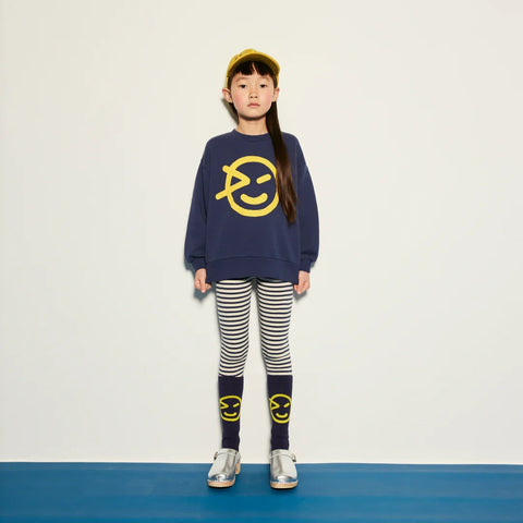 WYNKEN RICH NAVY/ YELLOW SWEATSHIRT