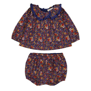 Louis Louise Indigo Romantic Flower Lissou Set