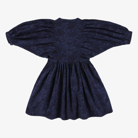 MORLEY VIVID LONG PARADISE NAVY DRESS