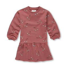 SPROET & SPROUT MAUVE CHERRY FLOWER DRESS