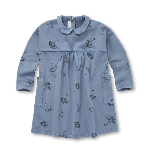 Sproet & Sprout Blue Shadow Parapluie Dress