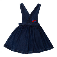 WYNKEN RINSE WASH PINAFORE DRESS