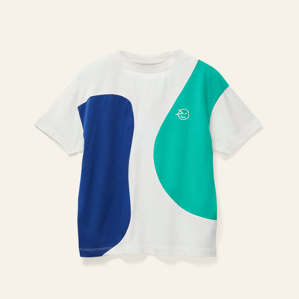 Wynken Ecru/Blue/Green Keel T-Shirt